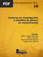 Avances en Investigación y Estudios de Género en Comunicación