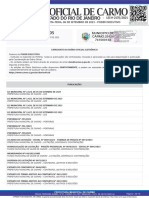 605 Prefeitura Municipal de Carmo, Estado Do Rio de Janeiro - ANO III - #605 - Quarta-Feira, 06 de Setembro de 2023 - PODER EXECUTIVO