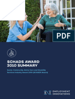 SCHADS Industry Award Summary Employment Innovations