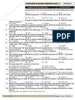 Physics Practice Thermodanymics