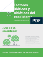 Factores Bióticos y Abióticos Del Ecosistema