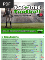 Fast Drive Football - v2.0 Pro Game Book