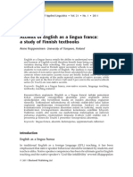 Accents of English As A Lingua Franca: A Study of Finnish Textbooks