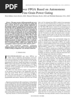 A Low-Power FPGA Based On Autonomous Fine-Grain Power Gating