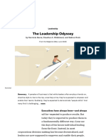 The Leadership Odyssey - Harvard Business Review 2023 May-June