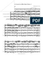 Clarinet Concerto in Bflat Major Stamitz Clarinet Choir MVMT 2 - Score and Parts