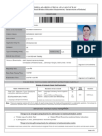 Admit Card