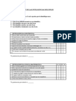 Test de Las Inteligencias Multiples