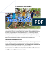 PE 4 FINALS MODULE Introduction To Team Building