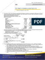 Week 7 and 8 - Separate and Consolidated FS