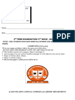 Computing Mock - March, 2024