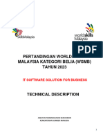 Pertandingan Worldskills Malaysia Kategori Belia (WSMB) TAHUN 2023