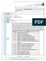 Course Specification - EDEF1102