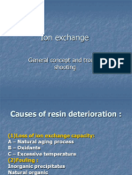 Ion Exchange Resin, General Concepts and Troubleshootings