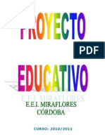 Proyecto Educativo E.I. Miraflores