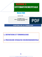 Analyse Nvironnementale Chap 1