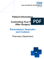 PIC Control Pain After Surgery Paracetamol Ibuprofen and Codeine Final 01