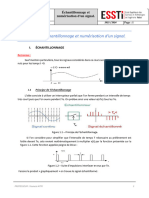 Chapitre 2 - Échantillonnage Et Numérisation D'un Signal.