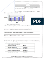 Atividades Remotas Matemática - 4º e 5º Ano