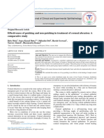 Effectiveness of Patching and Non-Patching in Treatment of Corneal Abrasion: A Comparative Study