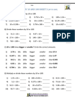 Test Multiply-Divide-By-10-100