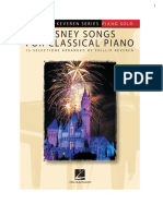 The Phillip Keveren Series - Disney Songs For Classical Piano - 15 Selections 57pg