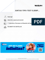 Ejemplos de Preg Tipo Test