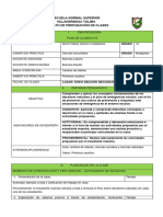 Plan de Clases #9-Centros de Interés Primeros Auxilios