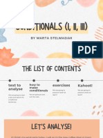 Conditionals (I, II and III)