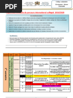 Repartition Annuelle de La Premiere Annee Collegiale SVT PDF 1