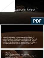 Mars Exploration Program Presentation