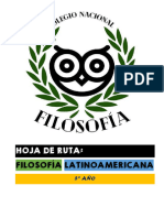 Hoja de Ruta Filosofía Latinoamericana 2024 PDF