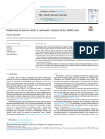 Pulpotomy of Mature Teeth - A Systematic Analysis of The Failed Cases