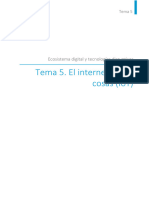 Tema 5. El Internet de Las Cosas (IoT)