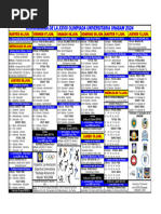 Fixture XXVIII Olimpiada UNASAM 2024 OFICIAL