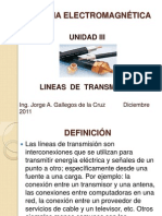 Lineas de Transmision Unidad III