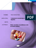 A.A.3. Efectos Secundarios de Psicofármacos Sobre Las Funciones Cognitivas