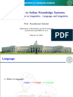 IKS Language and Linguistics