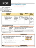 Tutoria - Me Conozco Un Poco Más