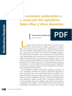 Santos Alonso Beltrán Beltrán, Las Economias Colaborativas y La Nueva Piel Del Capitalismo Sobre Uber y Otros Demonios