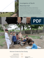 Investigation of North Waziristan Soil