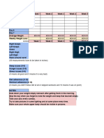 Tracking Sheet