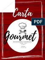 Carta Gourmet 2023