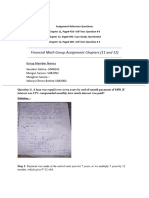 Financial Assignment Chapter 11-12 (Group 6)