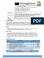 Especificaciones Técnicas Epps