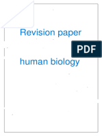 Human Biology Year 10 Revision