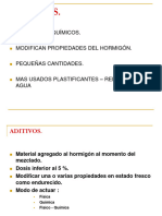 Hormigón 5 Aditivos - Adiciones