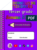 ? 3° S36-S37 - CUADERNILLO DE ACTIVIDADES ? Esmeralda Te Enseña ? ANEXOS?