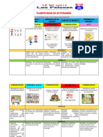 Planificador de Actividades