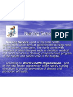 Nursing Service - Power Point